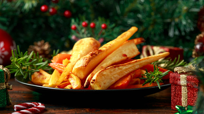 Roast potatoes, parsnips & carrots