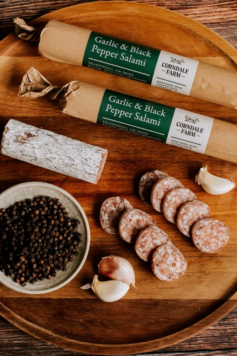 Corndale Garlic & Black Pepper Salami