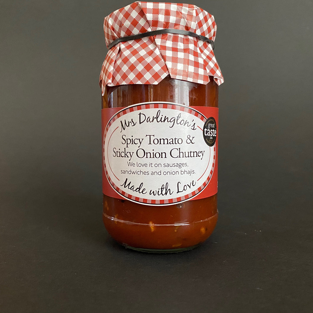 Spicy Tomato & Sticky Onion Chutney - Warwicks Butchers