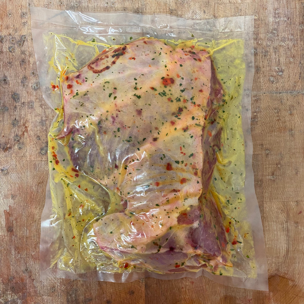 Garlic and Herb Butterflied Leg of Lamb