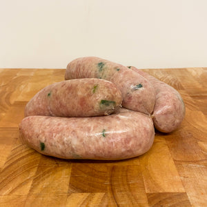 Pork & Scallion Sausages